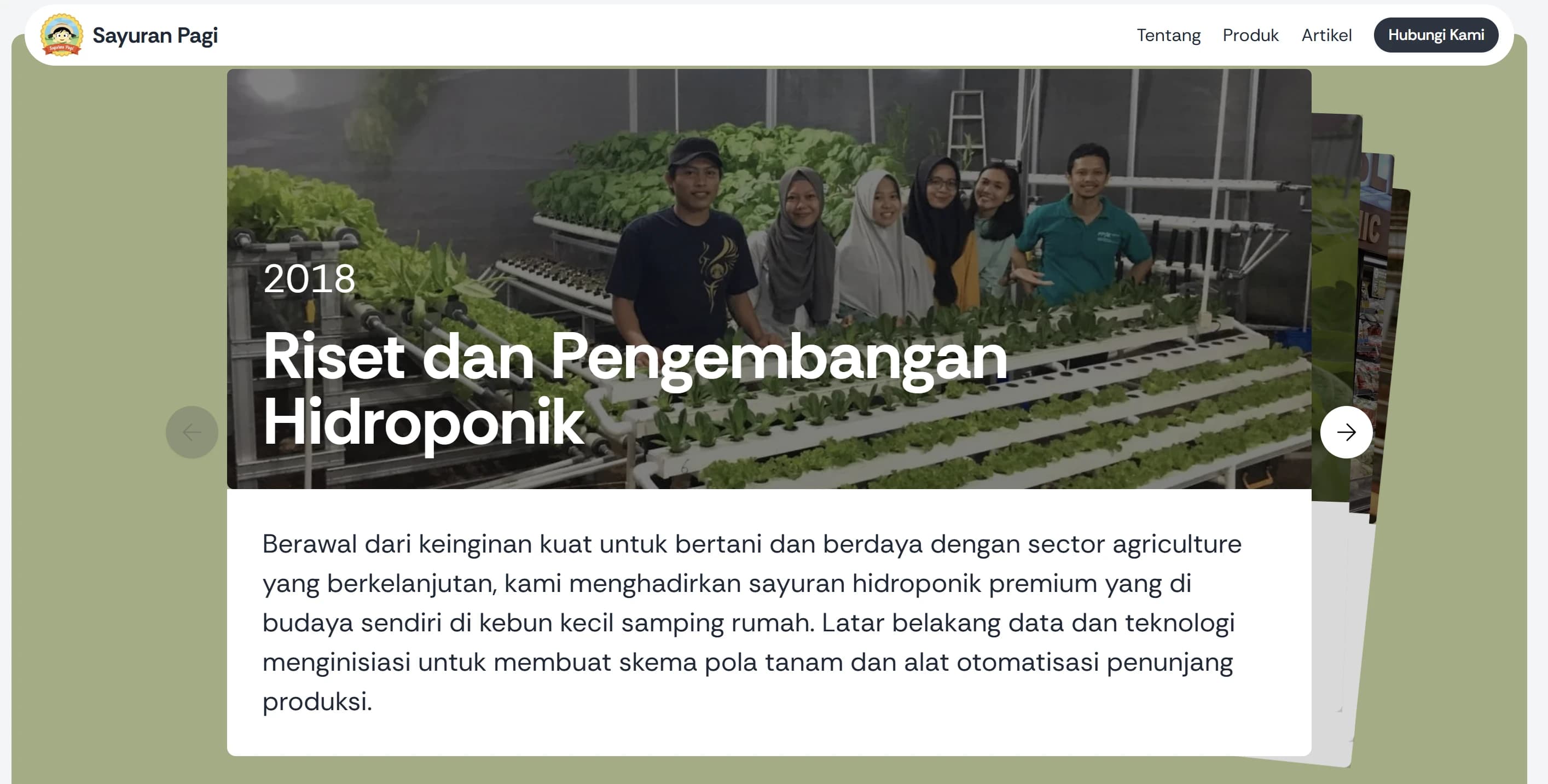 Sayuran Pagi About