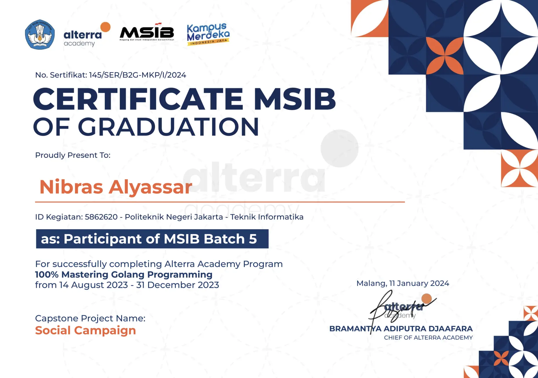 Alterra Graduation