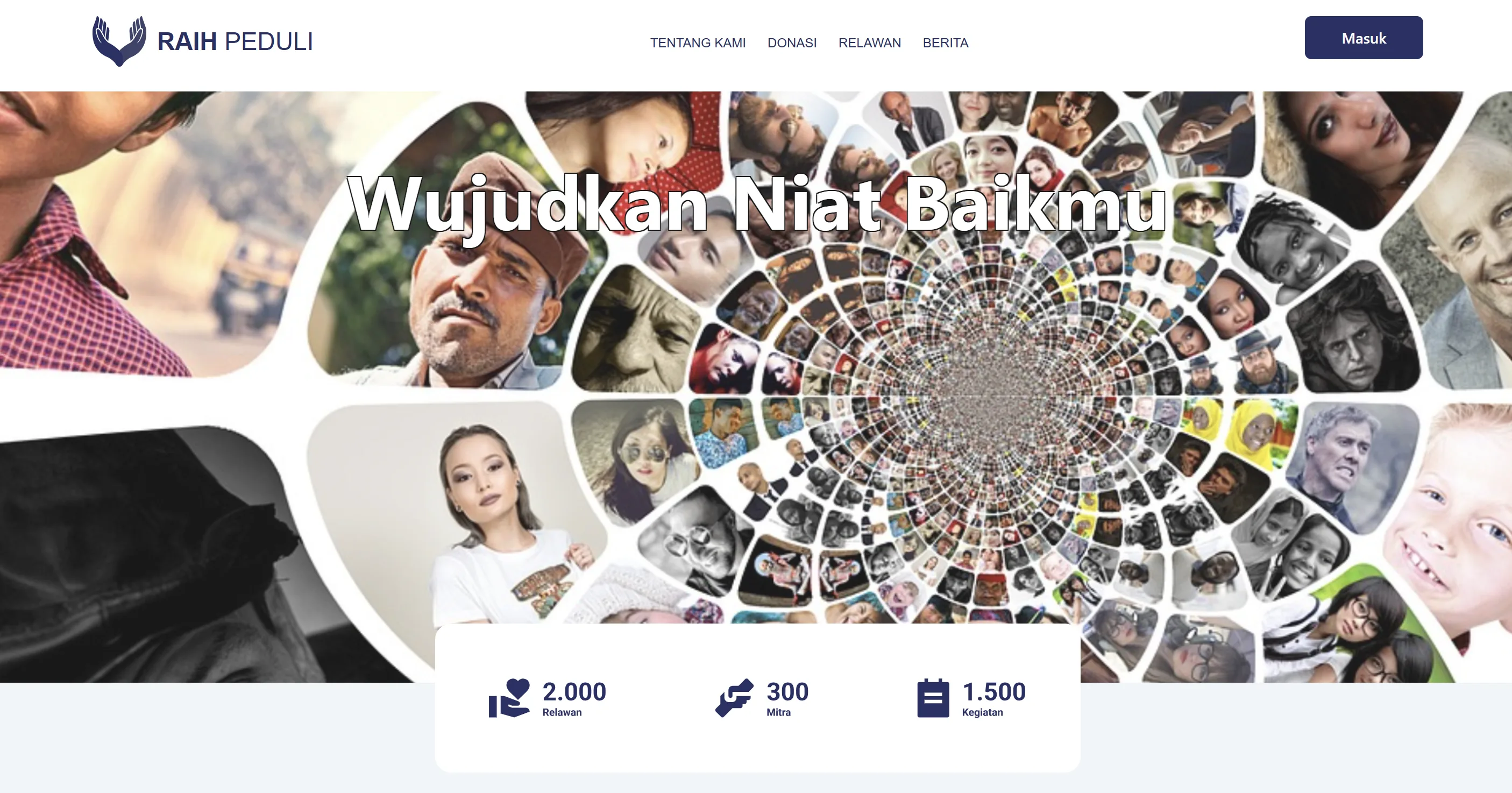 Raih Peduli Homepage